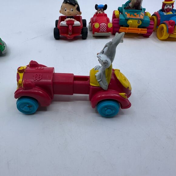 Vintage 1980’-90’s McDonald's Happy Meal Toys Mini Vehicles Characters 7 Pcs Set - Picture 6 of 6